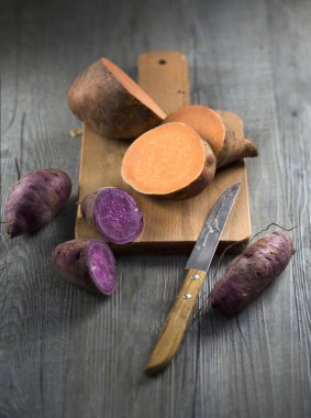 turuncu ve pembe patates