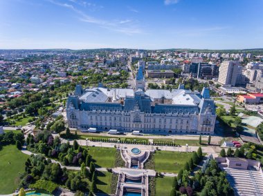 Iasi Kültür Sarayı Moldova, Romanya'nın havadan görünümü