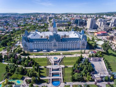 Romanya 'nın Moldova kentindeki Iasi Kültür Sarayı