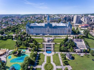 Iasi city centre, Moldova, Romania clipart