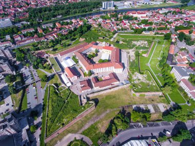 Oradea - Nagyvarad Romanya havadan görünümü