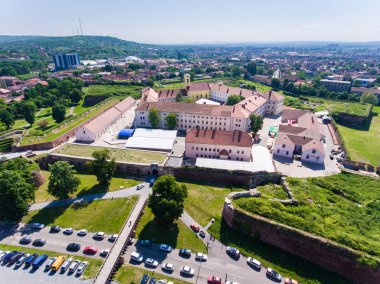 Oradea kalenin havadan görünümü