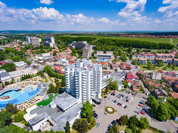 Aerial view of Felix Baths, Romania Medical Spas in Bihor — Stock Photo, Image