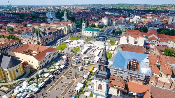Oradea centro Union Square — Foto de Stock