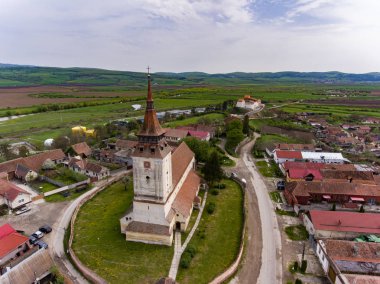 Ortaçağ kenti Feldioara, Transilvanya, Romanya