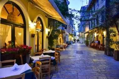 Corfu Town gece