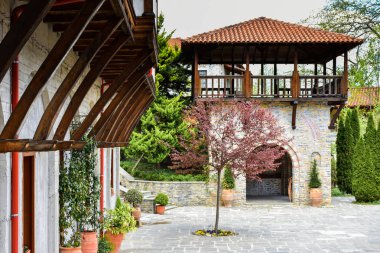 Dyonisos Olymp dağ manastır. Önemli turistik 