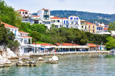 Skiathos town Skyathos Island, Yunanistan. Önemli turizm 