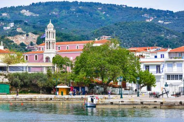Skiathos town Skyathos Island, Yunanistan. Önemli turizm 
