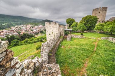 Platamonas antik kale. HDR görüntü.