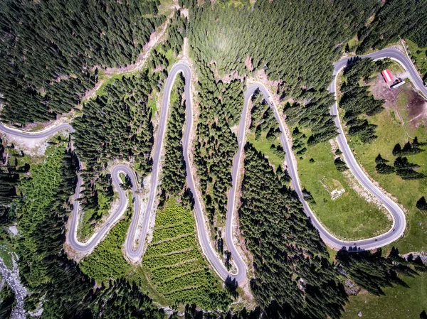 Transalpina Winding Road Roménia — Fotografia de Stock