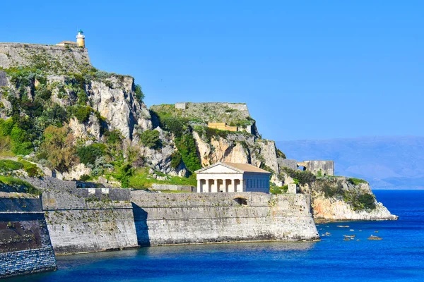 Le vieux Kérykra Phanteon. Importante attraction touristique à Corfou, Gre — Photo