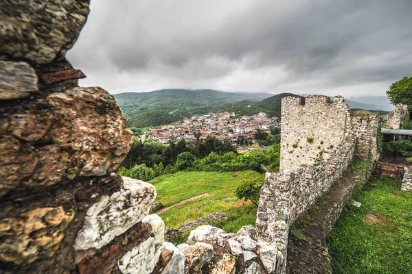 Platamonas antiguo castillo. HDR panorama de imagen . — Foto de Stock