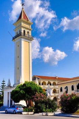 Zakynthos şehir merkezi parc Kilisesi. Zante şehir.