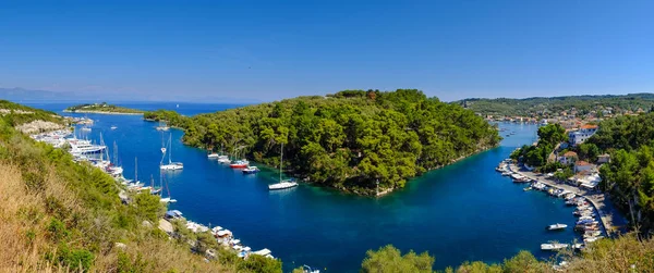 Красивий острів Греції, острові Paxos — стокове фото