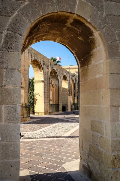 Vallera antigua fortaleza Malta — Foto de Stock