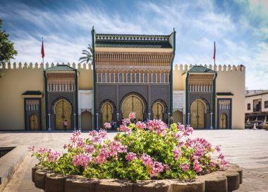 Fez eski Kral Sarayı, şimdi çoğu mportant turistik mekan. A
