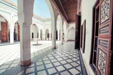 Sultan Sarayı Marakeş eski, şimdi bir önemli turistik Fas