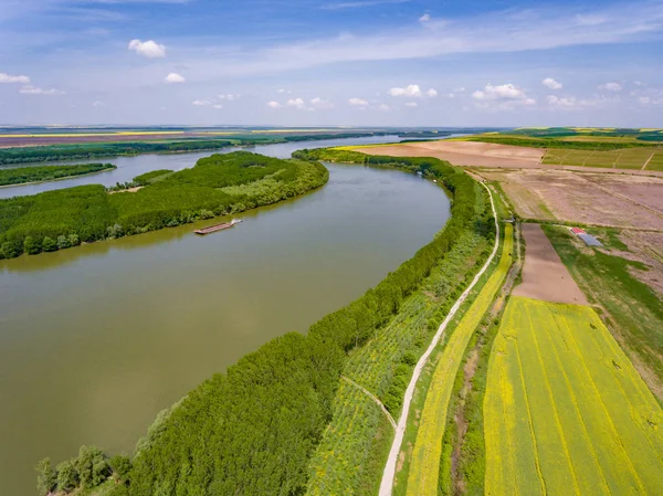 Canal del Danubio en Dobrogea, Rumania — Foto de Stock