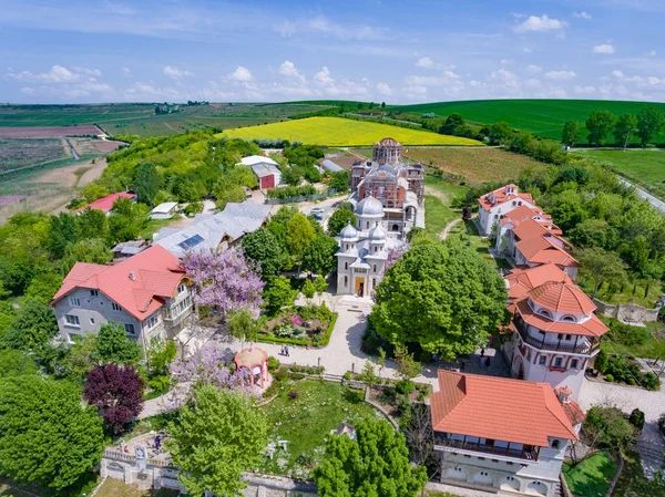 Dobrudzsa, Románia, a Mai 2017: A déli D Dervent kolostor — Stock Fotó