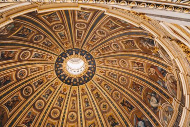 St. Peter's Basilica Katedrali, Roma, Vatikan kubbe