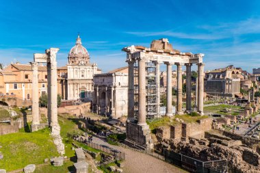 Roma'nın Roman Forum Simgesel Yapı kalıntıları 