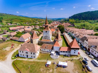 Archita Archita Saxon köyü Transilvanya R kilisede güçlendirilmiş