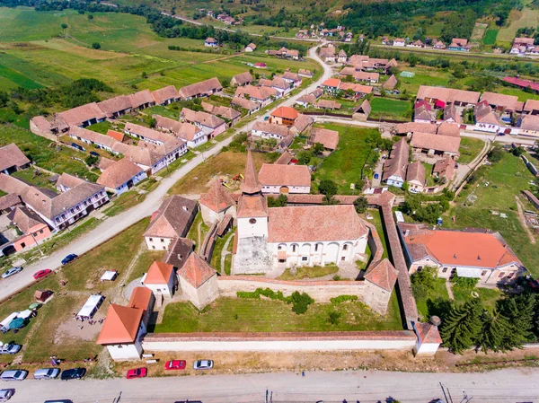 Archita Eglise fortifiée à Archita Saxon Village Transylvanie R — Photo