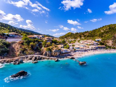 Lefkada panoramik deniz TH Agios Ioannis beach