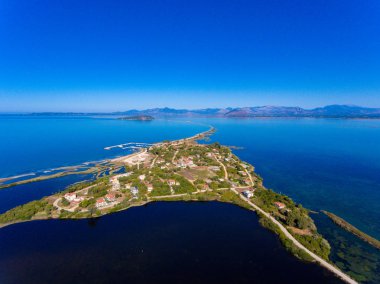 Koronisia village, Arta Bölgesi, Yunanistan a Milli Parkı