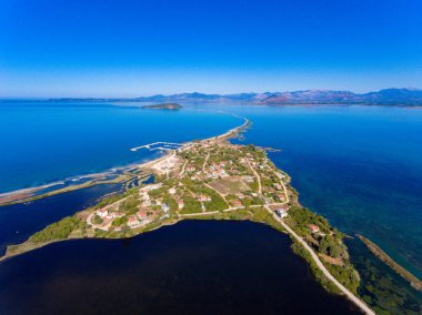 Koronisia village, Arta Bölgesi, Yunanistan a Milli Parkı