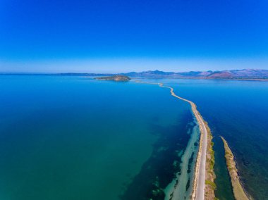Amvrakikos Milli Parkı sulak alanlar ve Limnothalassa Laguna Gr