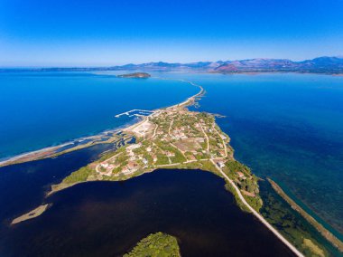 Koronisia village, Arta Bölgesi, Yunanistan a Milli Parkı