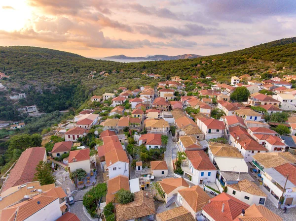 Meganisi Spartochori Village Greece — Stock Photo, Image