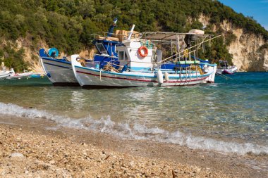 geleneksel Yunan balıkçı teknesi 