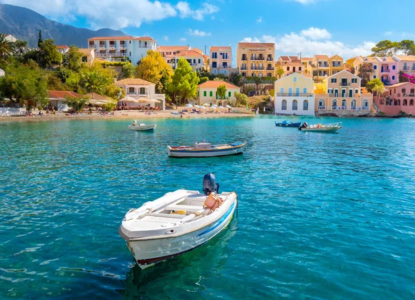 Assos cephalonia griechenland — Stockfoto