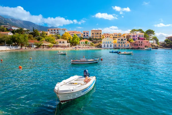 Kefalonia assos dorf in cephalonia insel, griechenland — Stockfoto