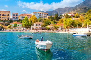 Kefalonia Adası Yunanistan Assos Köyü