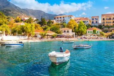 Kefalonia Adası Yunanistan Assos Köyü
