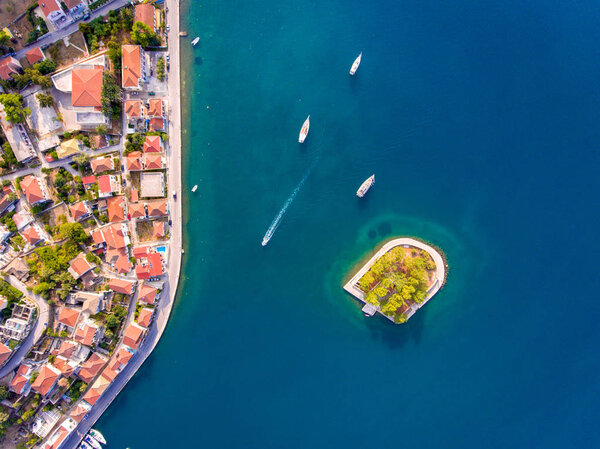 Vathy Ithaca (Ithaka) Greece port entrance 