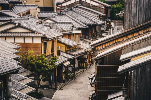 Rues Kyoto dans le district de Higashiyama, Japon — Photo