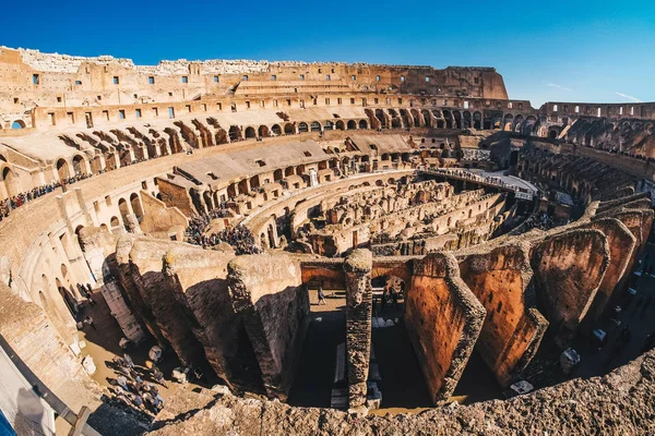 Inside the Roman Colosseum in Rome, Italy — Stock Photo, Image