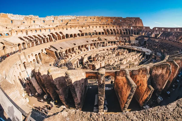 Inside the Roman Colosseum in Rome, Italy — Stock Photo, Image