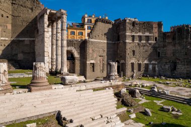 Rom Roma forumda yakınındaki Augustus Forumu (Foro di Augusto)