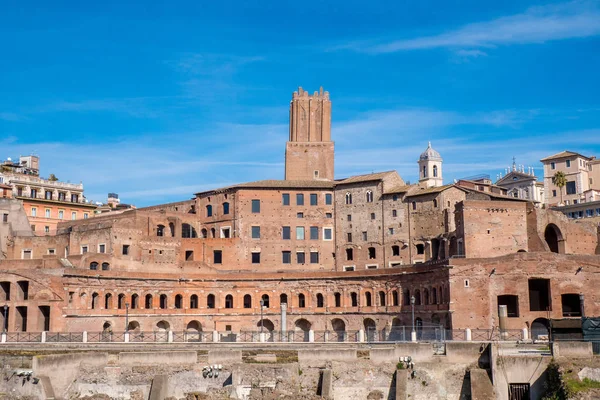 Trajan 's Market landmark of Rome, Italy — стоковое фото