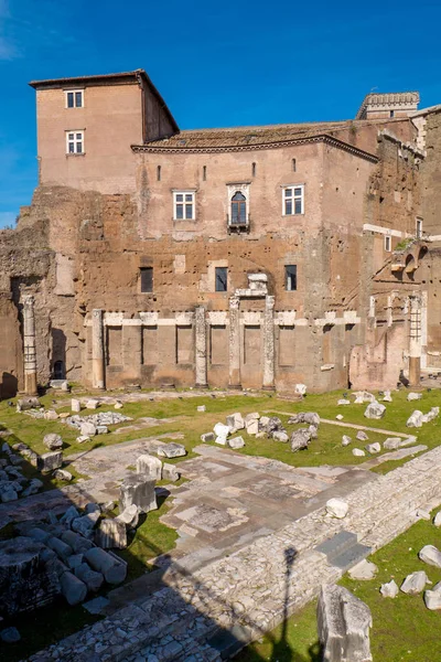 The Augustus Forum (Foro di Augusto) near the Roman Forum in Rom — Stock Photo, Image