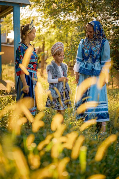 Romania Danube Delta August 2019 Danube Delta Romania Lipovans Women — Stock Photo, Image