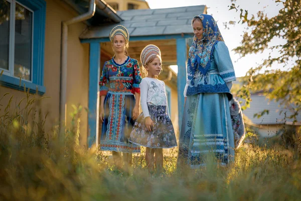 Rumunsko Danube Delta Srpen2019 Lidé Delty Dunaje Vesnici Mila23 Ženy — Stock fotografie