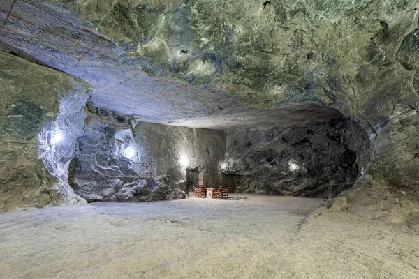 Respiratoy Disease Treatment Base Cacica Salt Mine Bucovina Romania — Stock Photo, Image