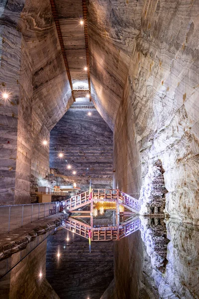 Slanc Prahova Romania Salt Mine — Stock Photo, Image